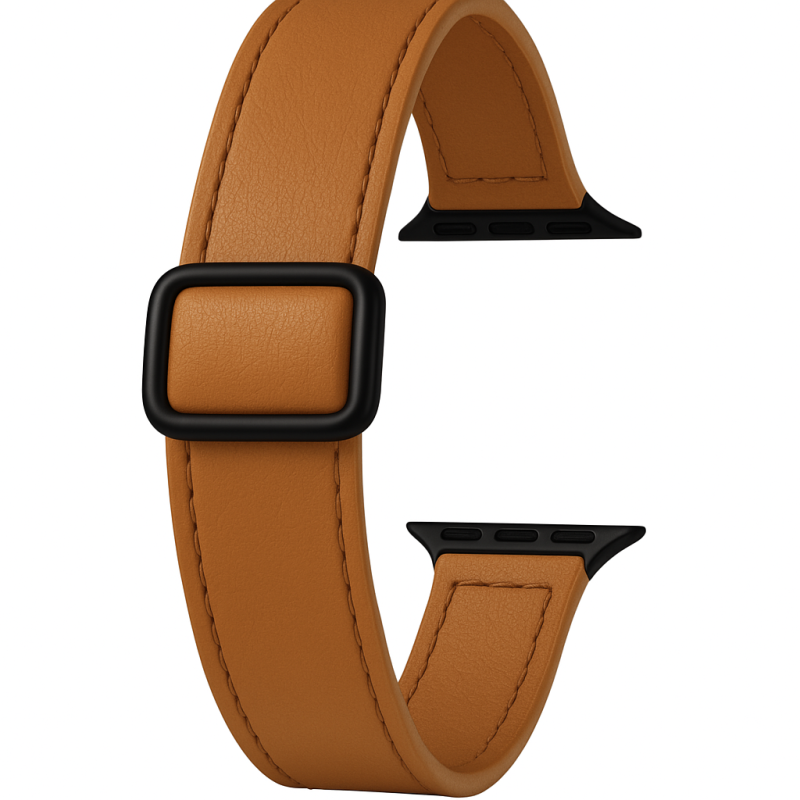 Leather Magnetic Buckle Strap