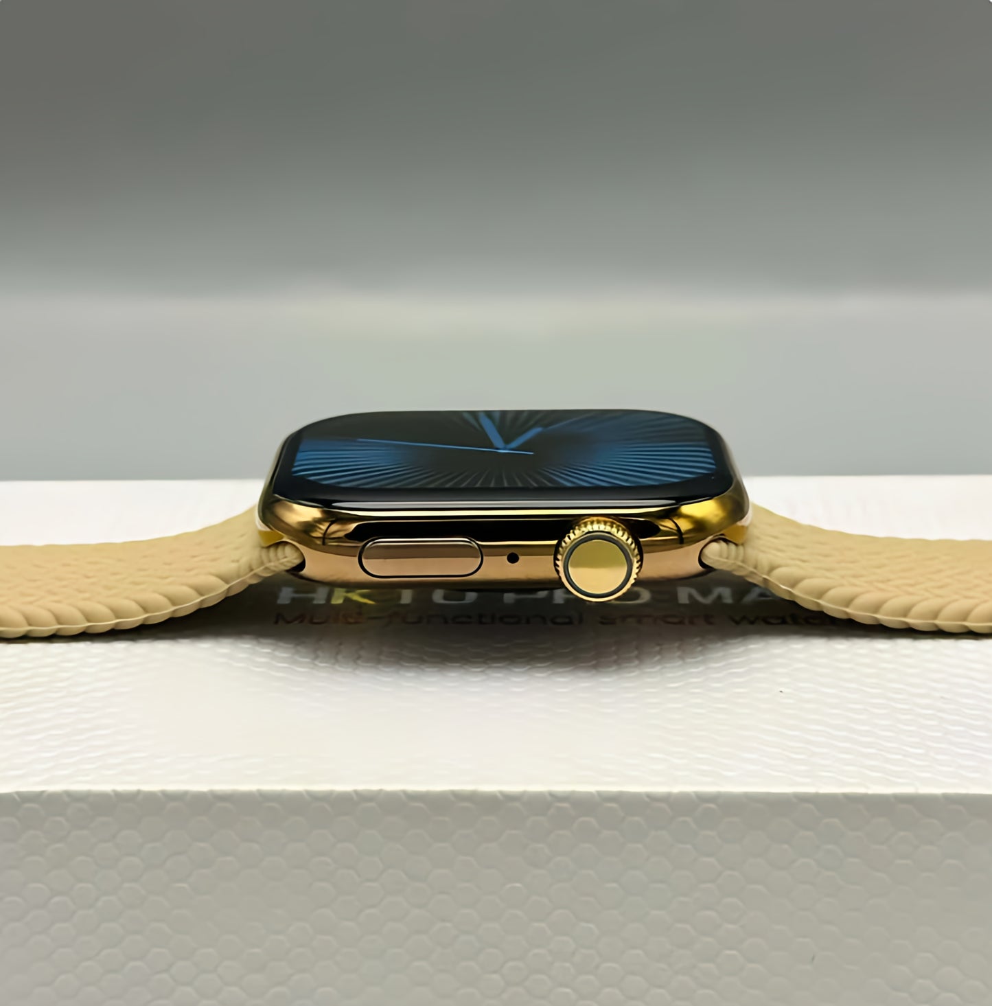 HK10 Pro Max Smart Watch Stainless Titanium (3 Straps Free)