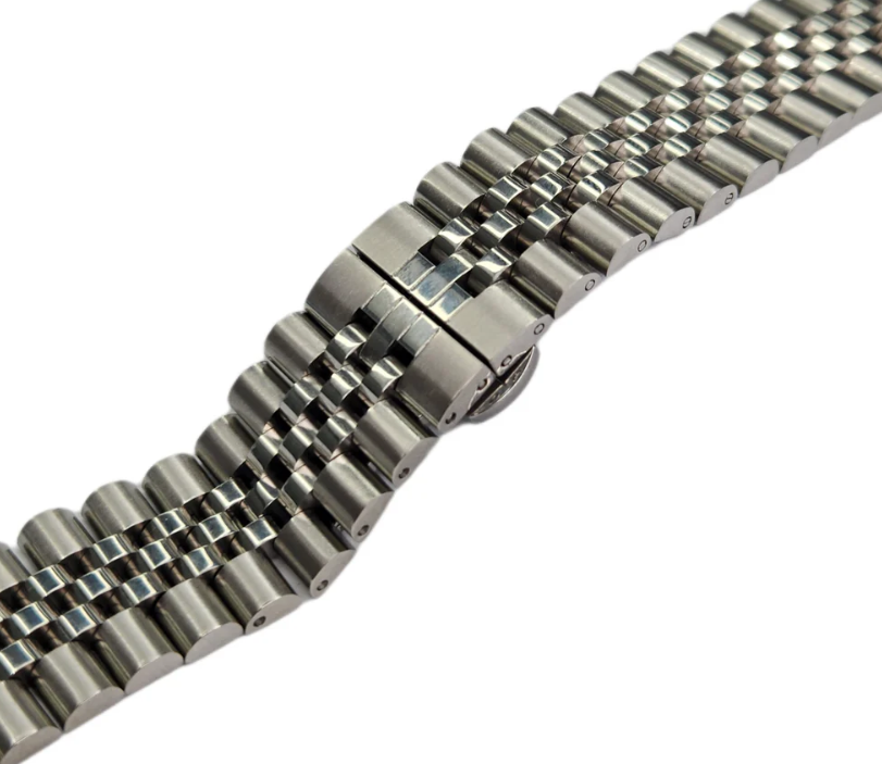 Two Tone ROLX Stainless Steel Straps for 42/44/45/49mm Smart Watch